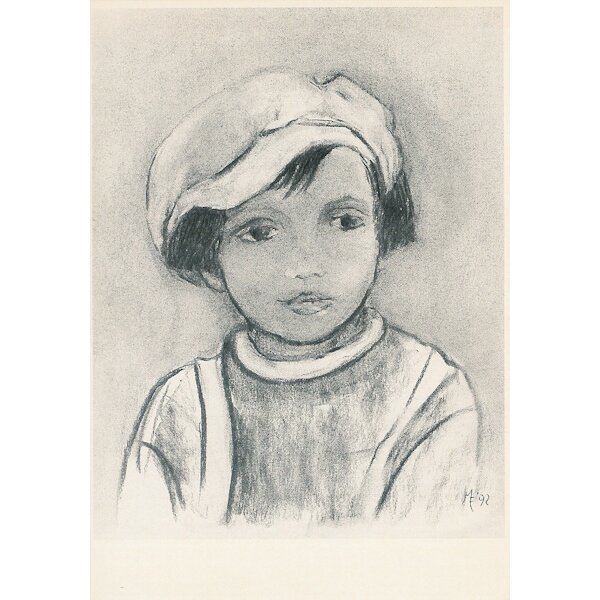Maniella Biasio-Fulgosi. Enfant fusain