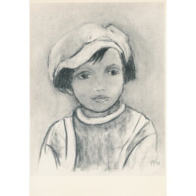 Maniella Biasio-Fulgosi. Enfant fusain