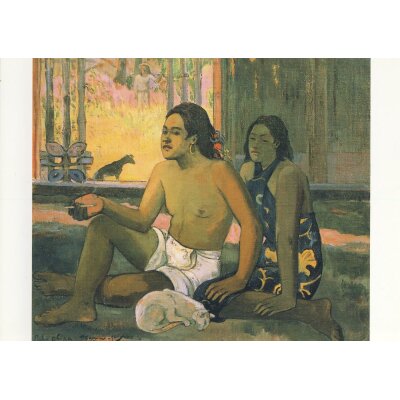 Paul Gauguin. Eiaha ohipa - Tahitier im Zimmer, 1896