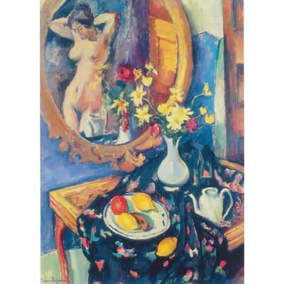 Jovenau, J. Stillleben mit Spiegel, 1912