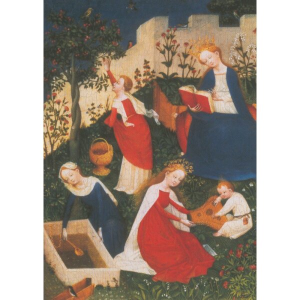 Das Paradiesgärtlein (Ausschnitt) um 1410
