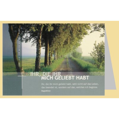 Schlierbach. Ihr, die ihr mich geliebt habt. Foto