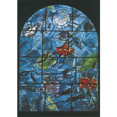 Marc Chagall. Stamm Ruben Glasfenster, 1962