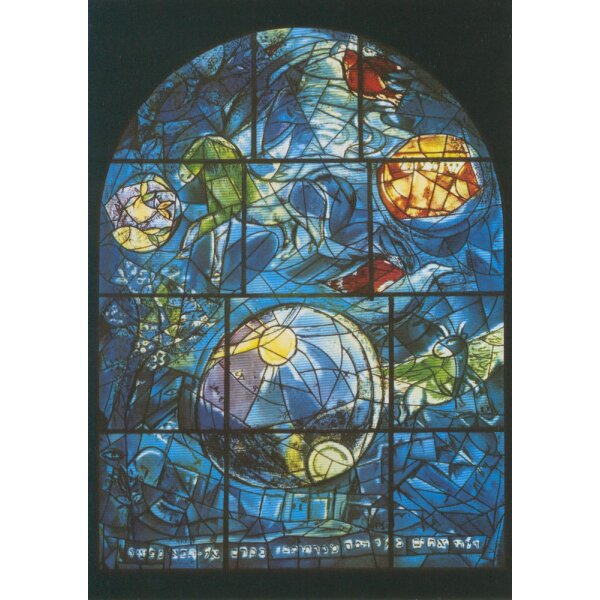 Marc Chagall. Stamm Simeon Glasfenster, 1962