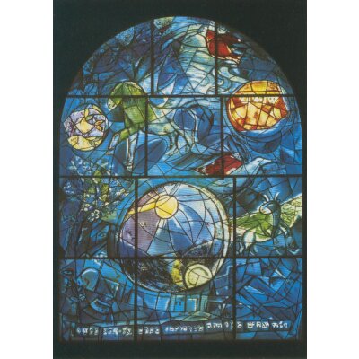 Marc Chagall. Stamm Simeon Glasfenster, 1962