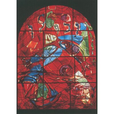 Marc Chagall. Stamm Sebulon Glasfenster, 1962
