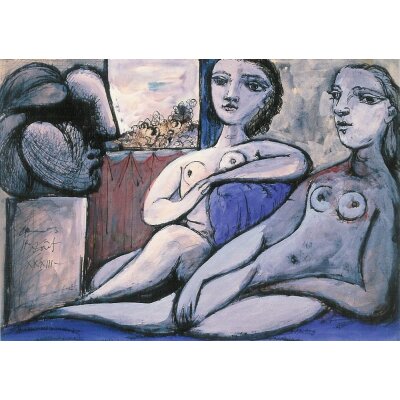 Pablo Picasso. Deux Nus Féminins et Téte de...