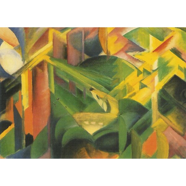 Franz Marc. Reh im Klostergarten, 1912
