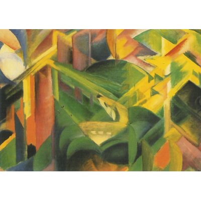 Franz Marc. Reh im Klostergarten, 1912
