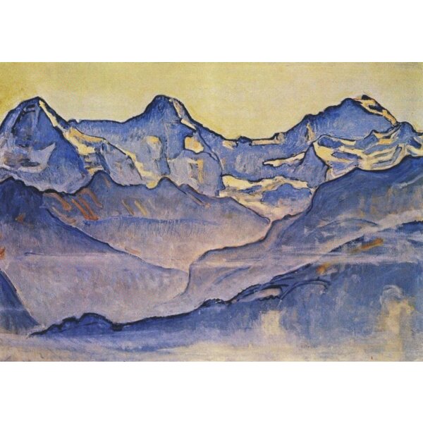 Ferdinand Hodler. Eiger, Mönch u. Jungfrau, 1910