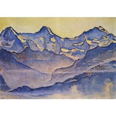 Ferdinand Hodler. Eiger, Mönch u. Jungfrau, 1910