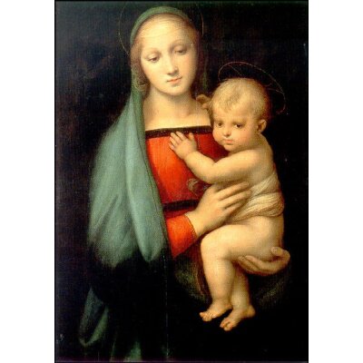 Raffael. Madonna del Granduca. Kunstdruck "A"