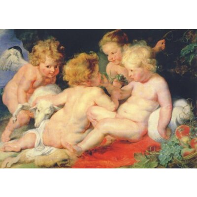 Rubens. Christus mit Johannesknaben und 2 Engel, 1615-20