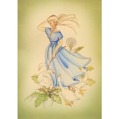 Margret von Borstel. Die Gänsehirtin, 1955