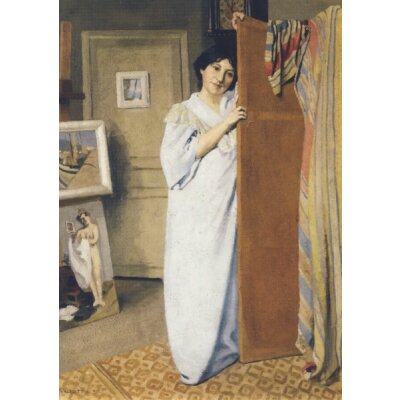 Félix Vallotton. Madame Vallotton im Morgenrock, 1902