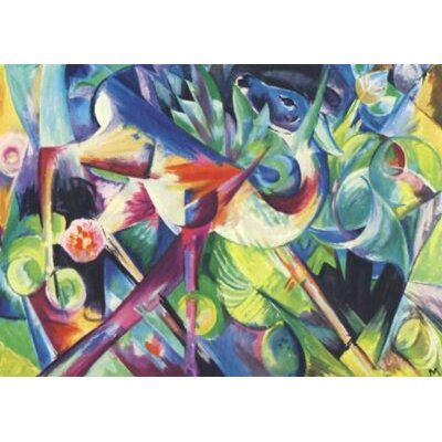 Franz Marc. Reh im Blumengarten