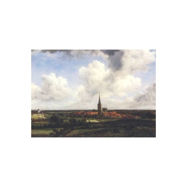 Ruisdael, Jacob Isaacksz Flachlandschaft mit Kirchendorf
