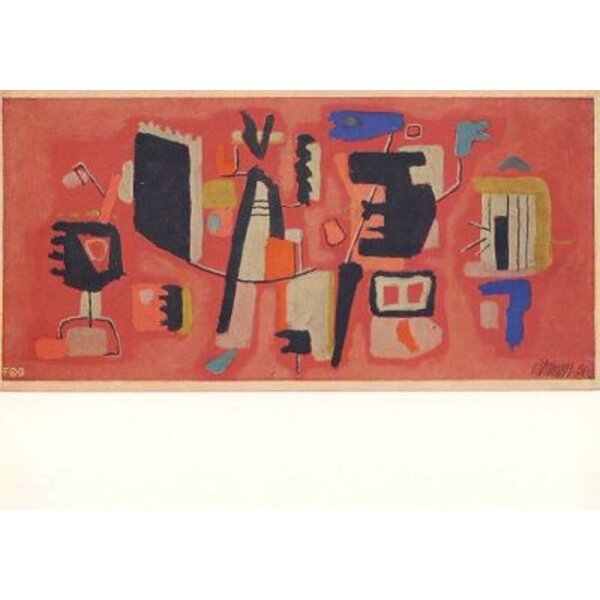 Willi Baumeister. Roter Fries, 1951