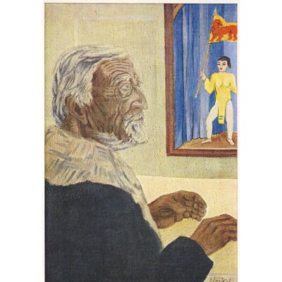Erich Heckel.  Bildnis des Malers Christian.Rohlfs