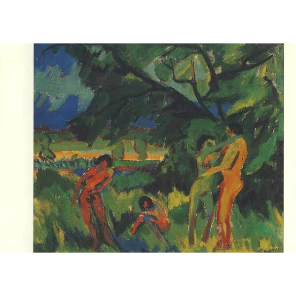Ernst Ludwig Kirchner. Spielende nackte Menschen