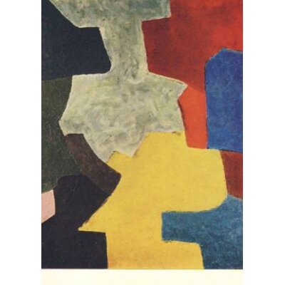 Poliakoff, S. Komposition in Blau, Gelb, Rot und Braun. KK