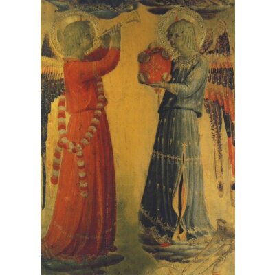 Fra Angelico. Engel mit Trompete/mit Tamburin