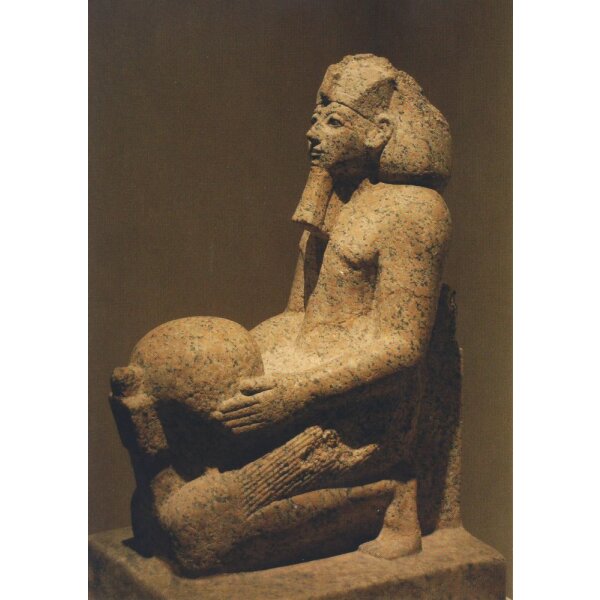 Aegyptisch. Kniefigur, Theben, 18. Dynastie, um 1475 v.Chr