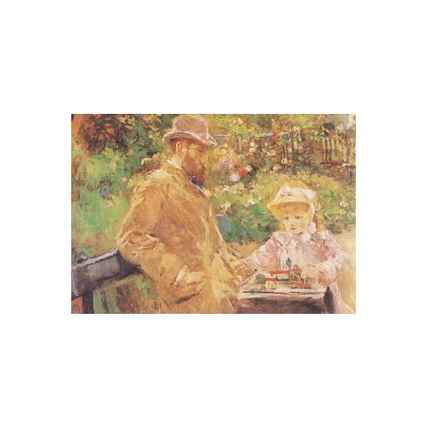 Berthe Morisot. Eugene Manet und seine Tochter in Bougival