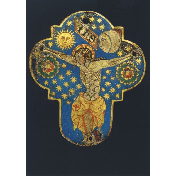 Spanisches Altarkreuz aus dem Mittelalter (Ausschnitt)