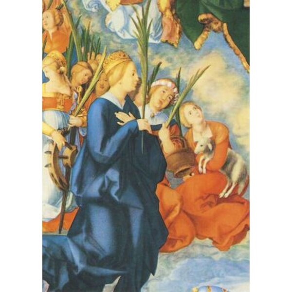 Albrecht Dürer. Das Allerheiligenbild, Ausschnitt