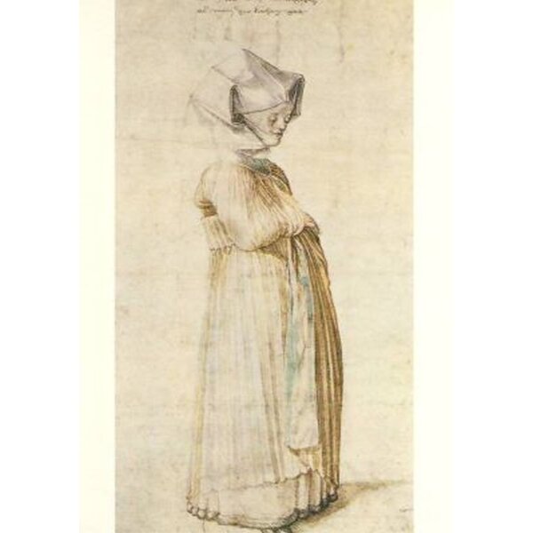 Albrecht Dürer. Nürnbergerin im Kirchenkleid, 1500