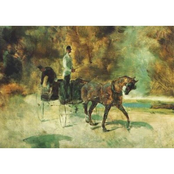 Henri de Toulouse-Lautrec. Kalesche, 1880