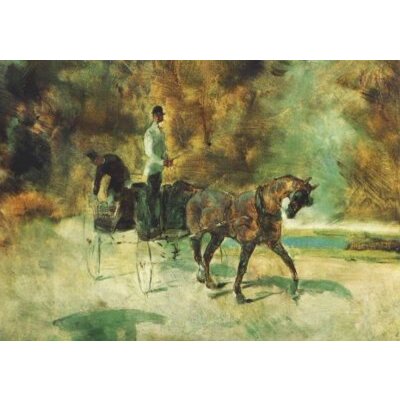 Henri de Toulouse-Lautrec. Kalesche, 1880