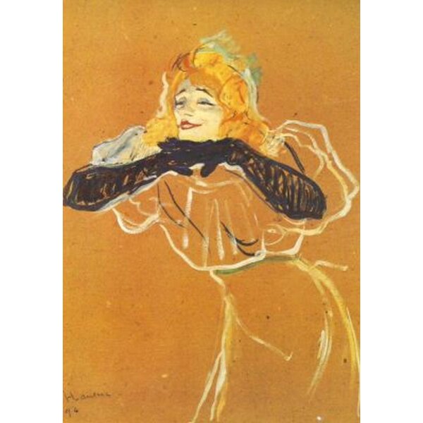Henri de Toulouse-Lautrec. Yvette Guilbert singt, 1894