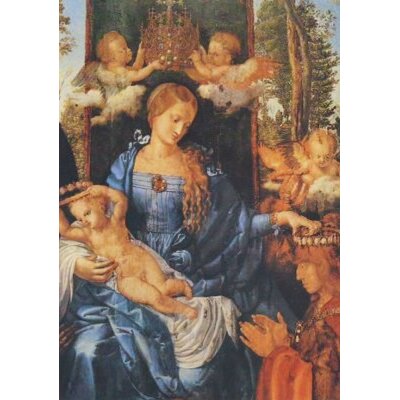 Albrecht Dürer. Das Rosenkranzfest, Ausschnitt