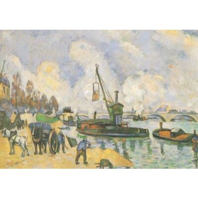 Cézanne, P. Der Quai de Bercy a Paris, 1876. KK