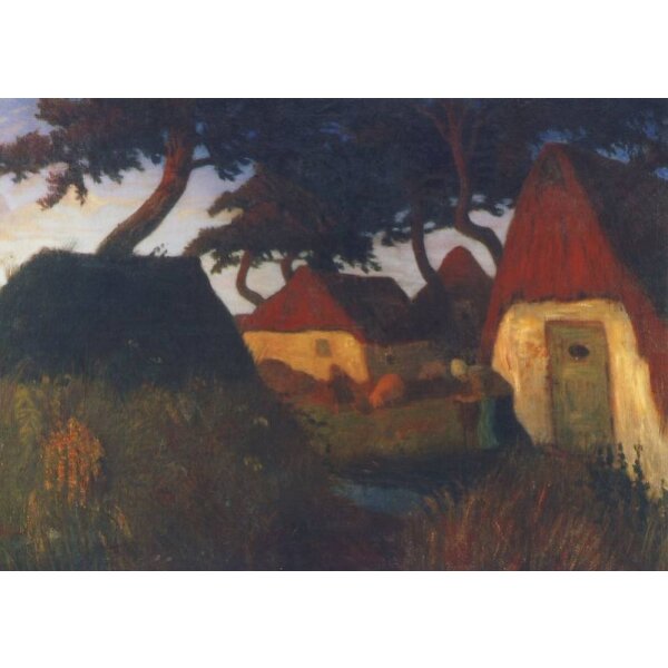 Otto Modersohn. Armenhaus in Zeven