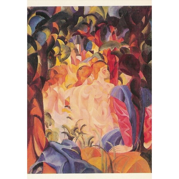 August Macke. Badende Mädchen, 1913