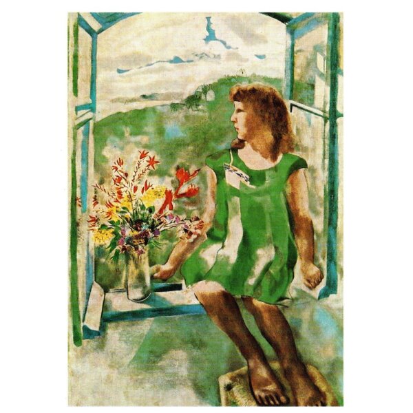 Marc Chagall. Ida am Fenster, 1924