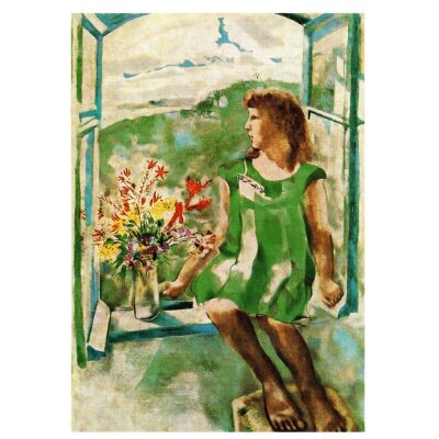 Marc Chagall. Ida am Fenster, 1924