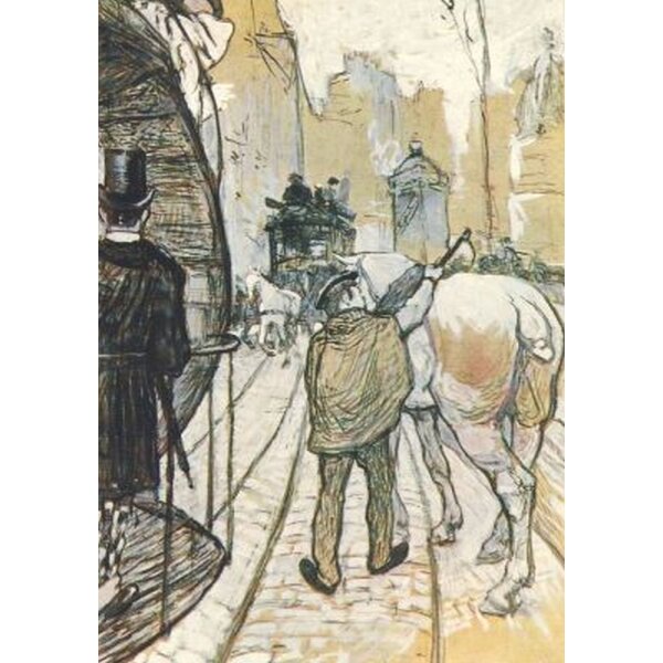 Henri de Toulouse-Lautrec. Das Vorspannpferd der Omnibusges.
