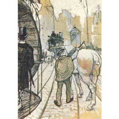 Henri de Toulouse-Lautrec. Das Vorspannpferd der Omnibusges.
