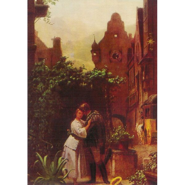 Carl Spitzweg. Der Abschied, Ausschnitt