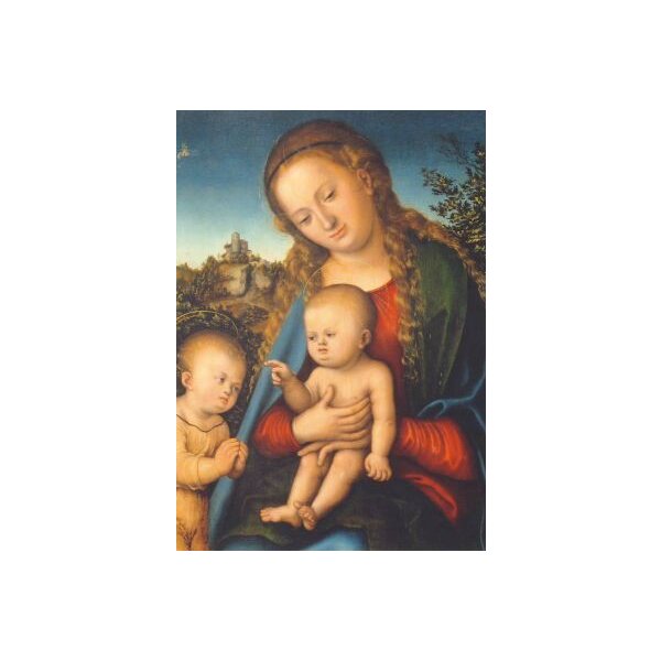 Cranach, Lucas d.Ä. Maria mit dem Kind und anbetendem Knaben