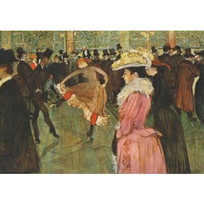 Henri de Toulouse-Lautrec. Im Moulin Rouge: Der Tanz, 1890