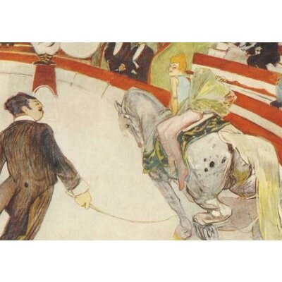 Henri de Toulouse-Lautrec. Zirkus Fernando: D. Reiterin,1888