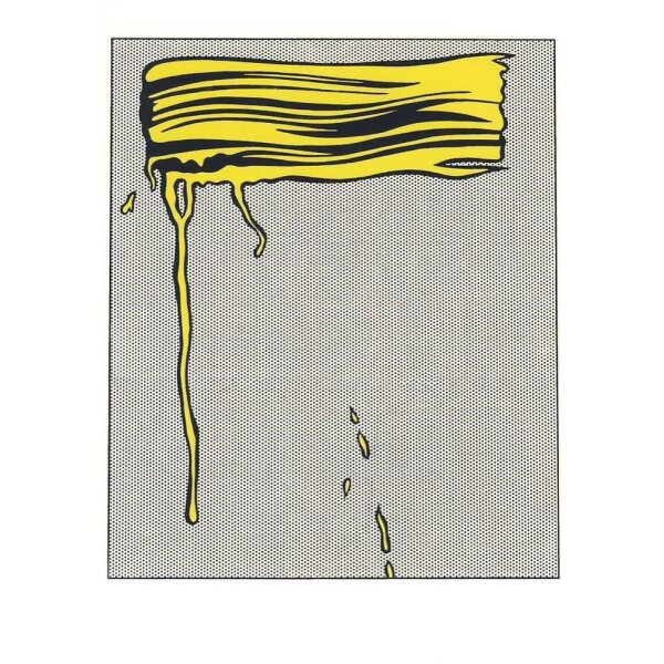 Roy Lichtenstein. Yellow Brushstrokes, 1965