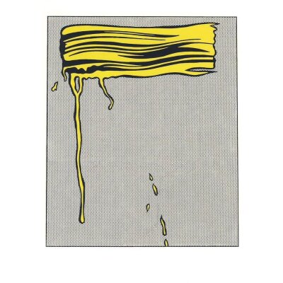Roy Lichtenstein. Yellow Brushstrokes, 1965