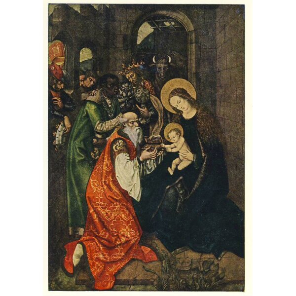 Schwäbischer Meister. Anbetung der Könige, 1497