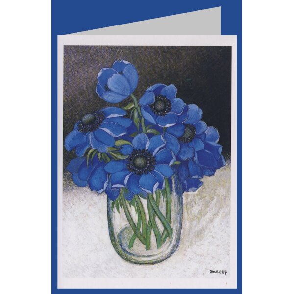 Heide Dahl. Blaue Anemonen
